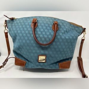 Dooney & Bourke large Greta Denim Satchel